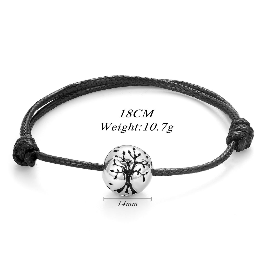 Damen Armband mit baumförmigem Anhänger aus hochwertigem Edelstahl Shop Nory