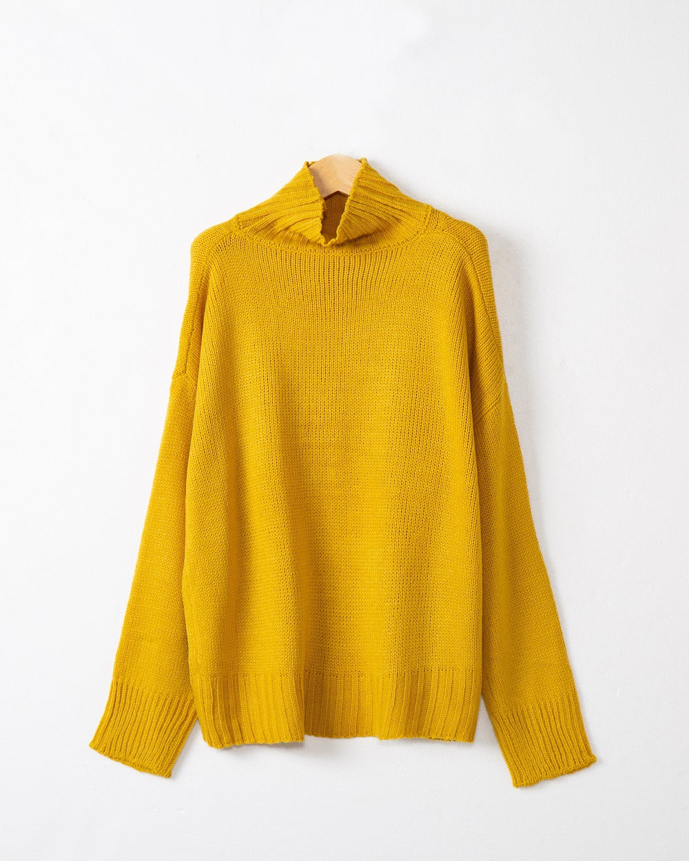 Damen Rollkragen-Pullover aus Grobstrick mit Oversize-Schnitt Shop Nory