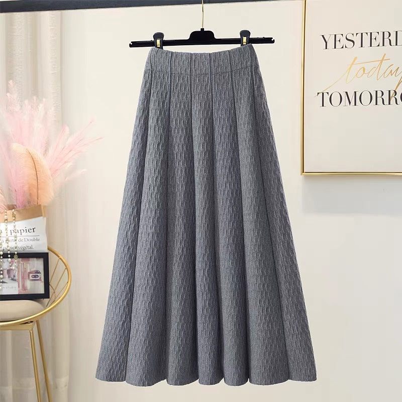 Damen Luftiger Plissee Maxirock Shop Nory
