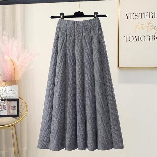 Damen Luftiger Plissee Maxirock Shop Nory