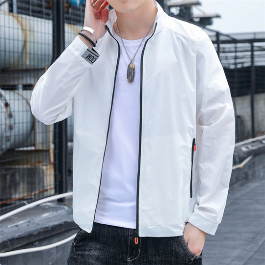 Herren Wasserabweisende Sportjacke mit hohem Kragen Shop Nory