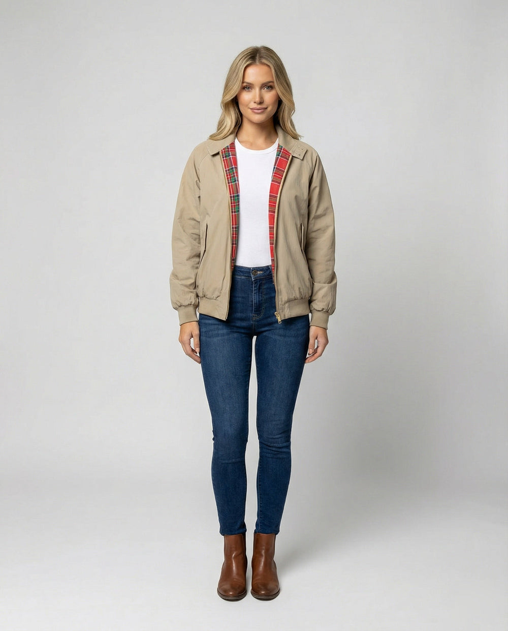 Jacke Khaki Stehkragen Workwear BasShopnoryall Uniform Herbst