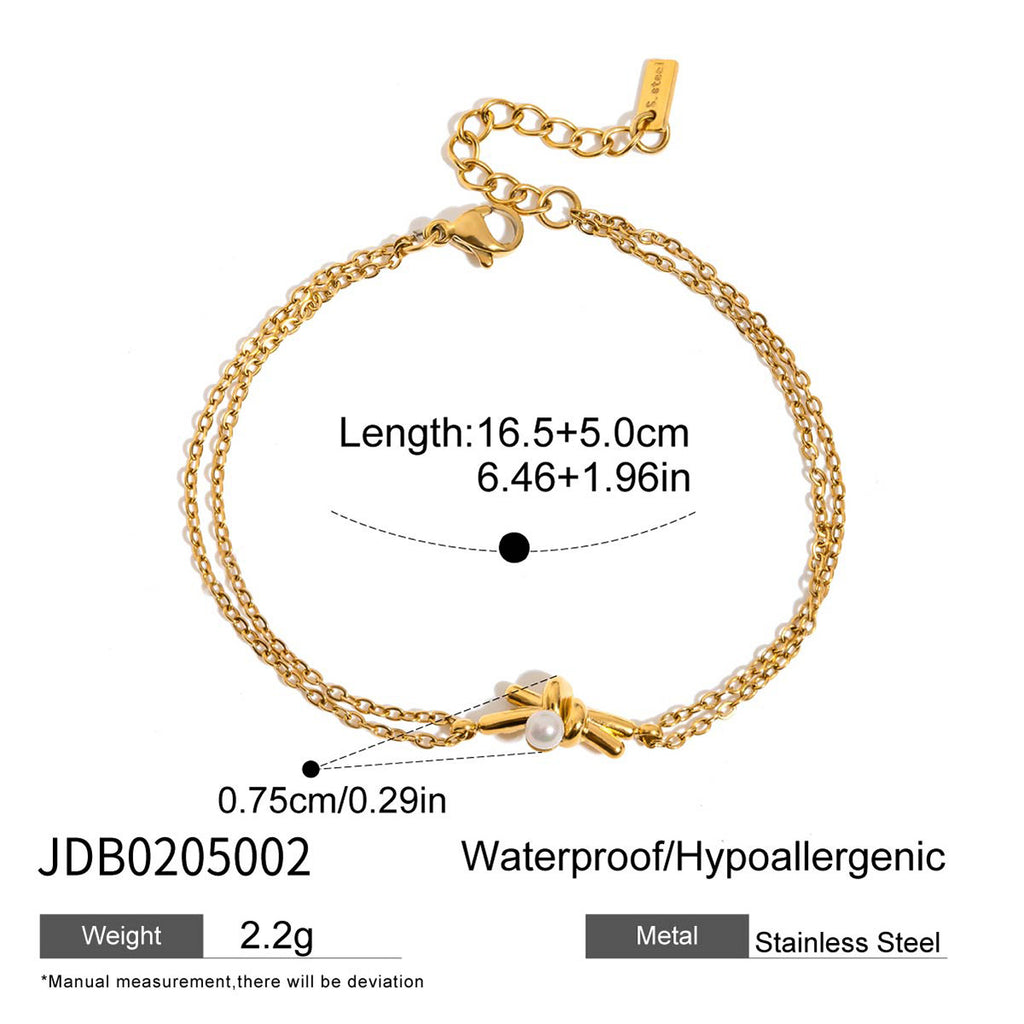 Damen Elegantes Armband mit strahlendem Zirkon und hypoallergener Edelstahlverarbeitung Shop Nory