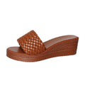 Damen Wedge-Sandalen mit geflochtenem Riemen und ergonomischer Sohle