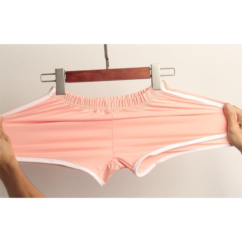 Damen Sportliche Shorts mit elastischem Bund und Kontraststreifen