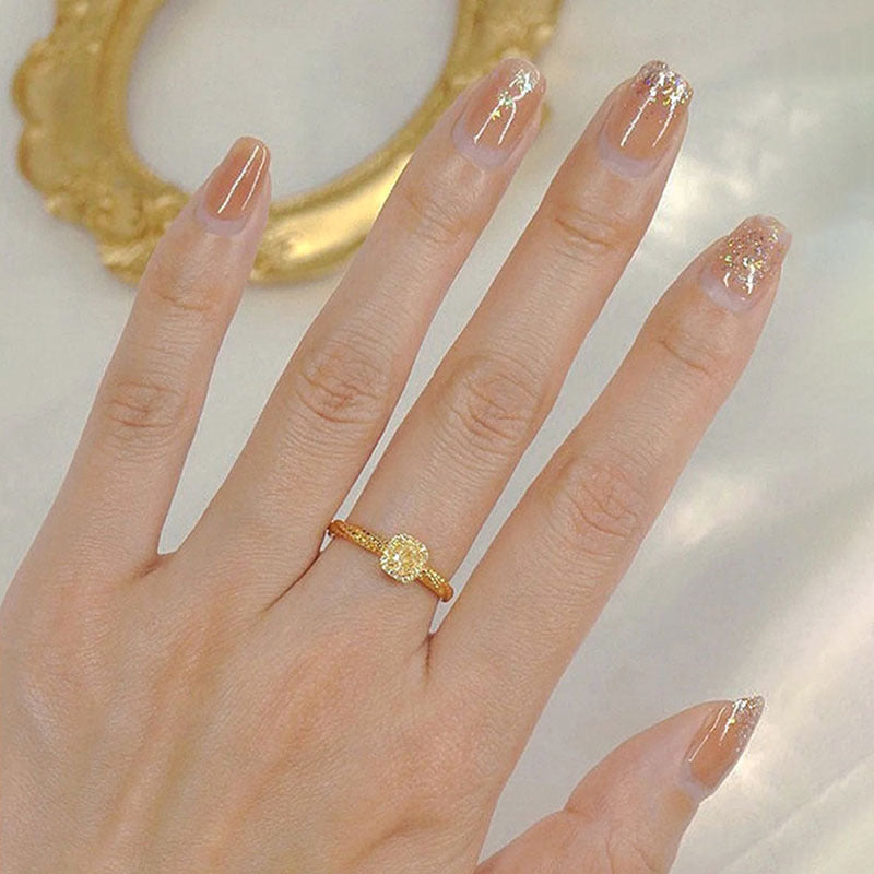 Damen Eleganter Ring mit glitzerndem Zirkonia Shop Nory