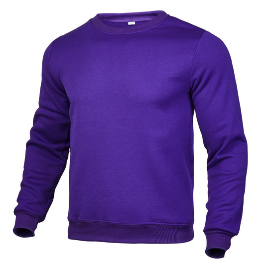 Herren Komfortabler Rundhals-Pullover aus hochwertigem Baumwollmix