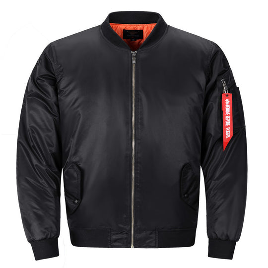 Herren Pilotenbomberjacke im Aviator-Look mit Nylonoberfläche und Utility-Ärmeltasche Shop Nory