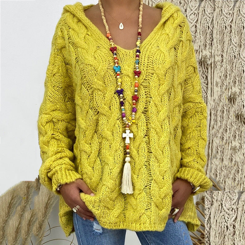 Gestrickter Hoodie