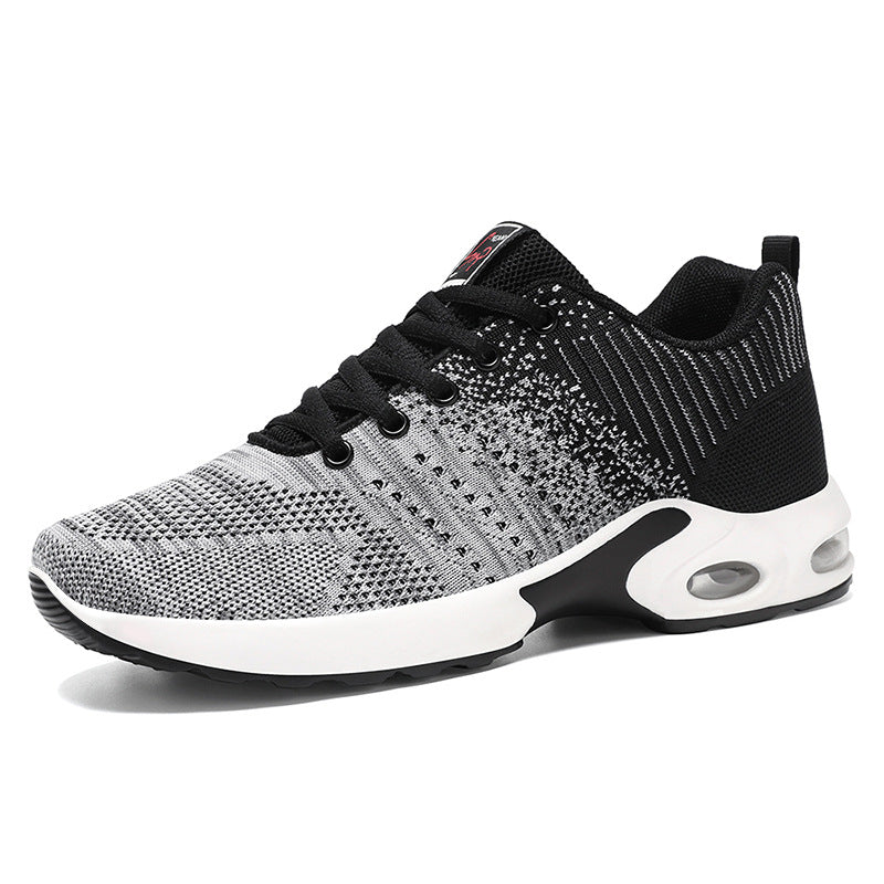 Herren nan leichter Strick-Running-Sneaker mit gepolsterter Fersenstütze und sichtbarer Luftkissen-Zwischensohle Shop Nory