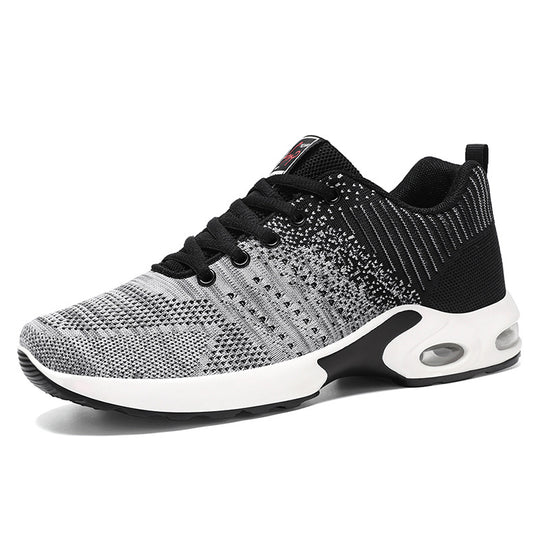 Herren nan leichter Strick-Running-Sneaker mit gepolsterter Fersenstütze und sichtbarer Luftkissen-Zwischensohle Shop Nory