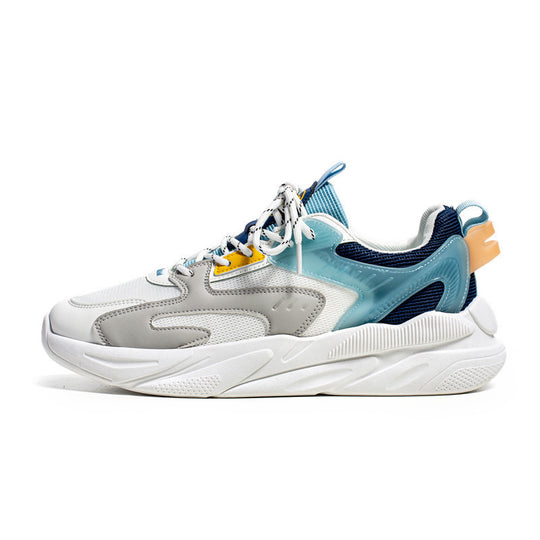Herren Voluminöser Low-Top Sneaker mit sculpted Komfortsohle und Mesh‑Velours‑Overlays Shopy Nory