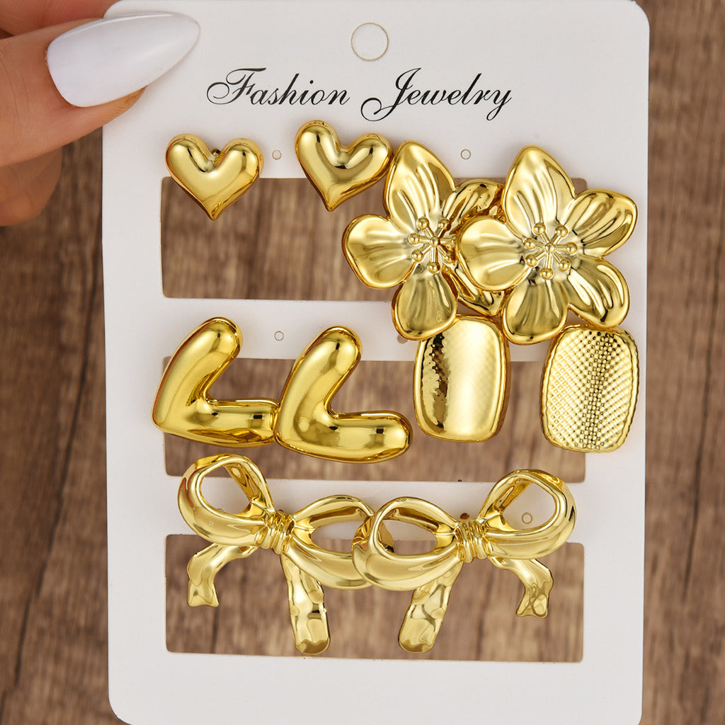 Damen Ohrstecker Set mit modernen, stilvollen Designs Shop Nory