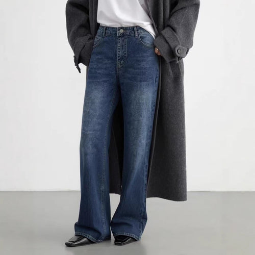 Herren lässige Bootcut Jeans mit modernen Waschungen