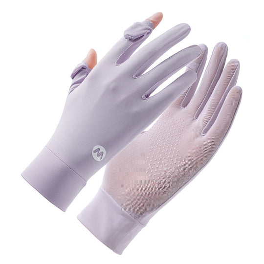 Sonnenschirm Eis Seide Handschuhe