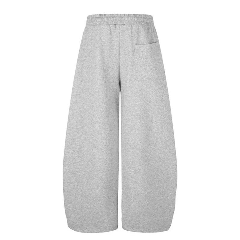 Damen Weite Palazzo-Sweatpants mit Nietenbesatz, Komfortbund und Saumkordel Shop Nory