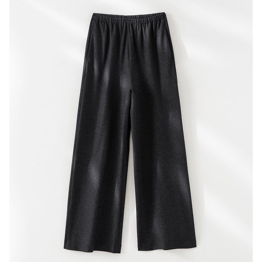 Damen Relaxed-Fit Wide‑Leg‑Hose aus softem Stretchjersey mit hohem Komfortbund Shop Nory