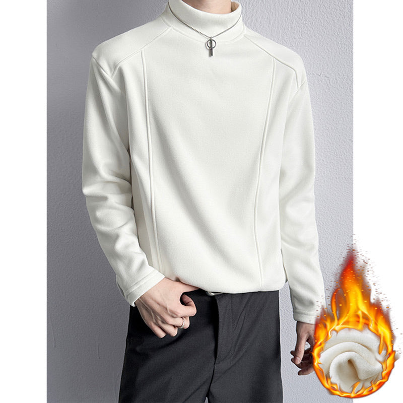 Herren Oversize Stehkragen-Sweatshirt mit Raglanärmeln und dezentem Farbverlauf Shop Nory