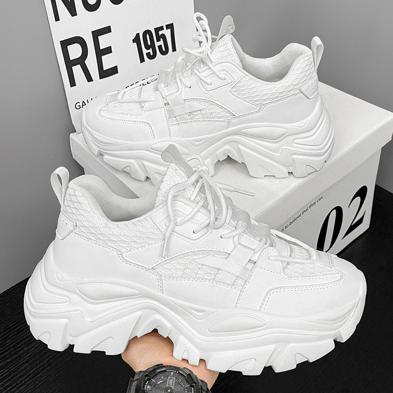Damen Sportliche Chunky Sneakers mit rutschfester Sohle und atmungsaktiver Mesh-Oberfläche