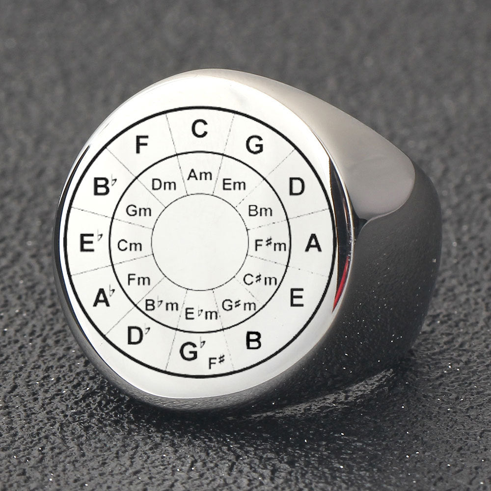 Damen Ring mit intuitivem Harmonielehre-Design Shop Nory
