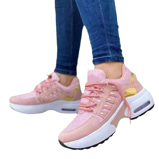 Damen City-Sneaker mit atmungsaktivem Mesh, Velours-Details und sichtbarer Luftkammer Shop Nory