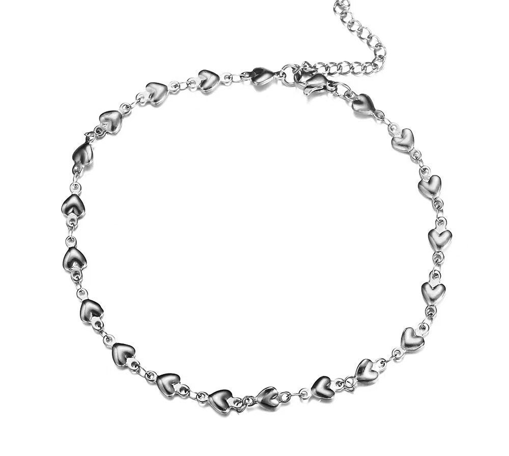 Damen Herzförmiger Charme Fußkette Shop Nory