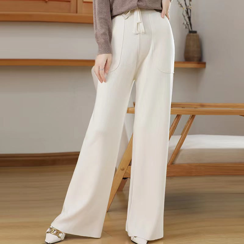 Damen Bequeme und elegante Hosen mit weitem Bein Shop Nory
