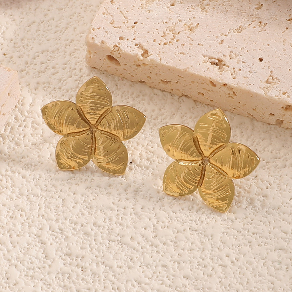 Damen Schmuckbroschen im floralen Golddesign Shop Nory