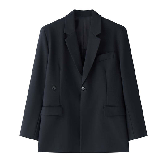 Damen Boxy-Sakko mit verlängertem Rückenteil und verdeckter Ein-Knopf-Front Shop Nory