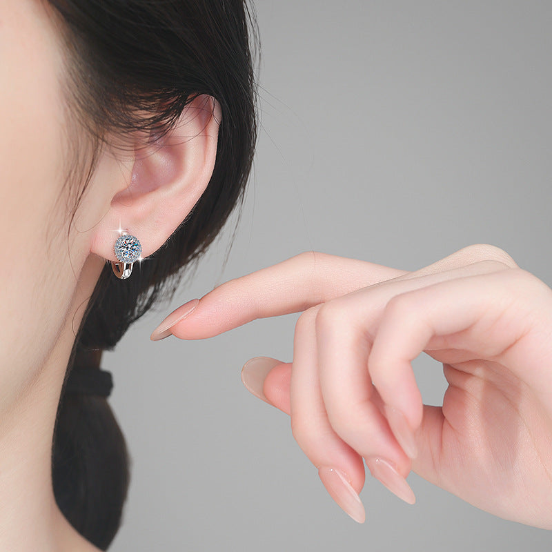 Damen Ohrringe im glamourösen Design mit strahlendem Zirkonia Shop Nory