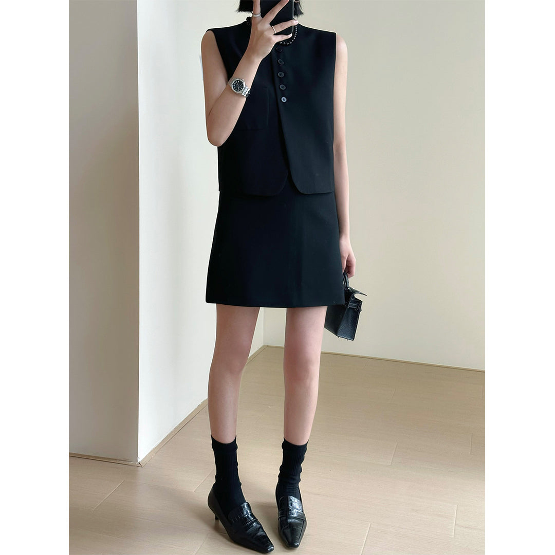 Damen Modisches Blazer-Kleid-Set Shop Nory