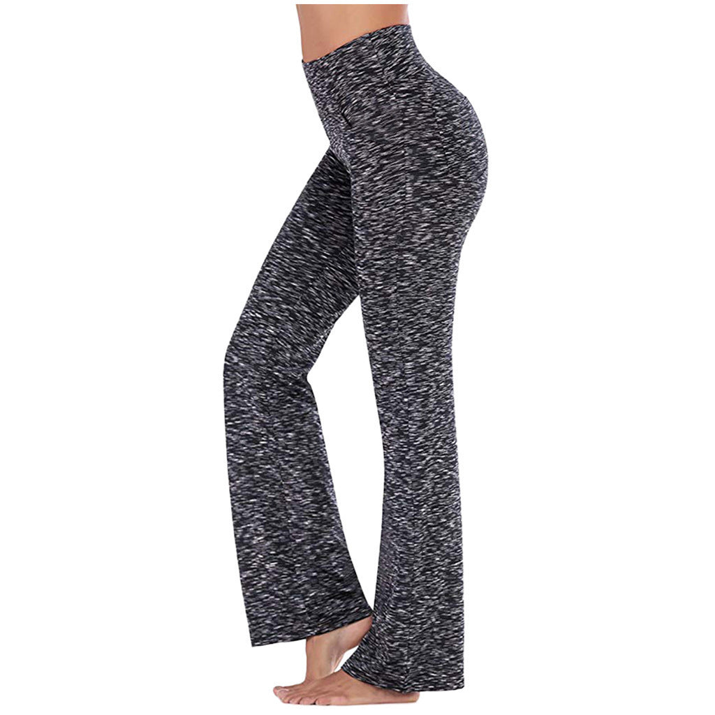 Damen Yoga-Hose mit hohem Bund und flared Schnitt