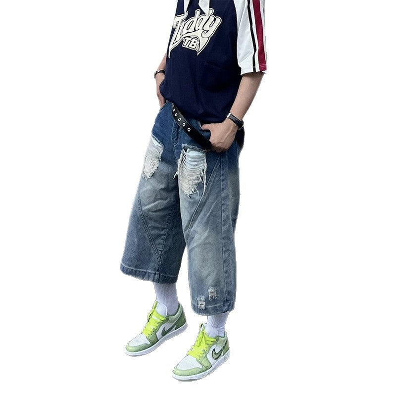 Herren Trendige Weitbein-Jeans Shop Nory