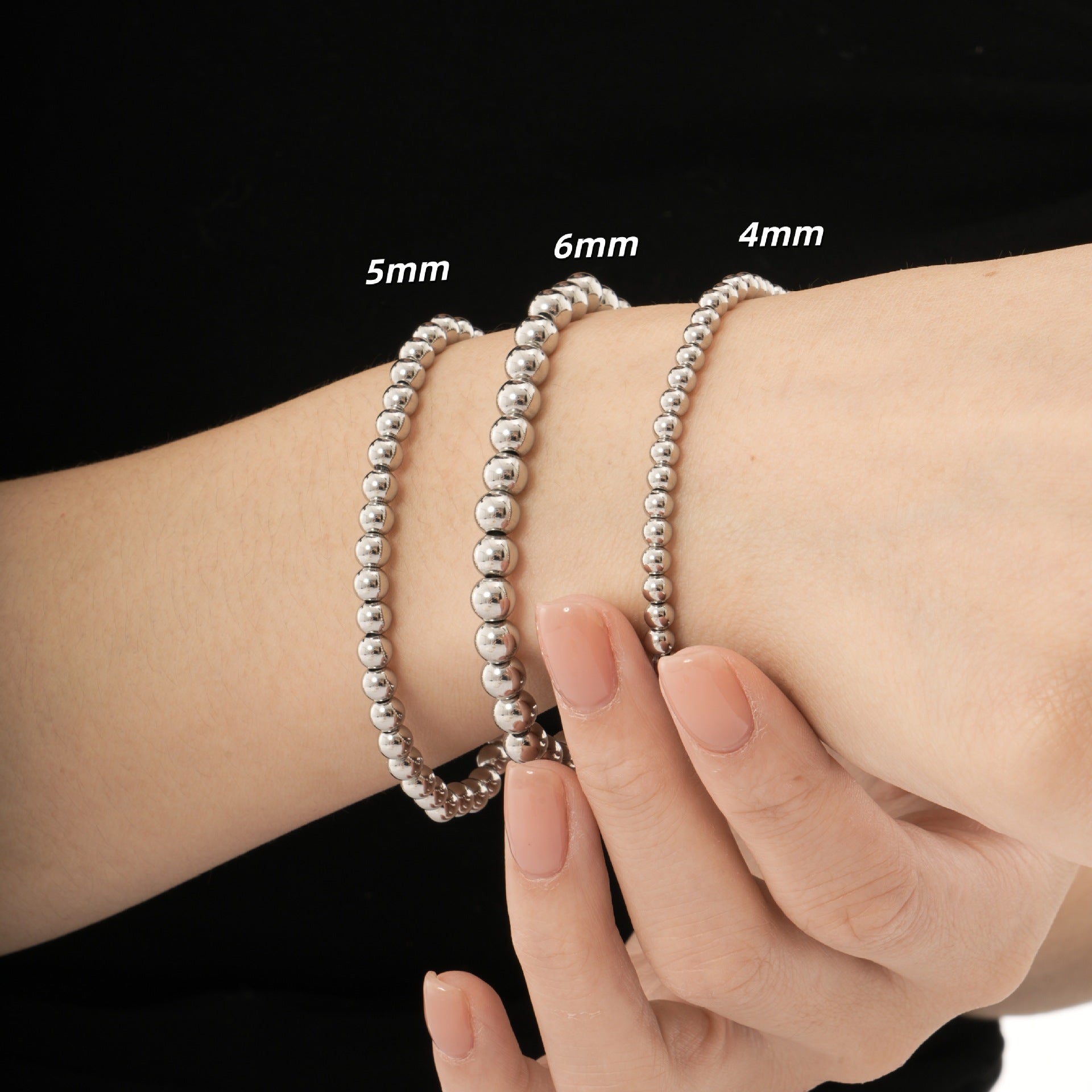 Damen elegantes goldenes Perlenarmband Set Shop Nory