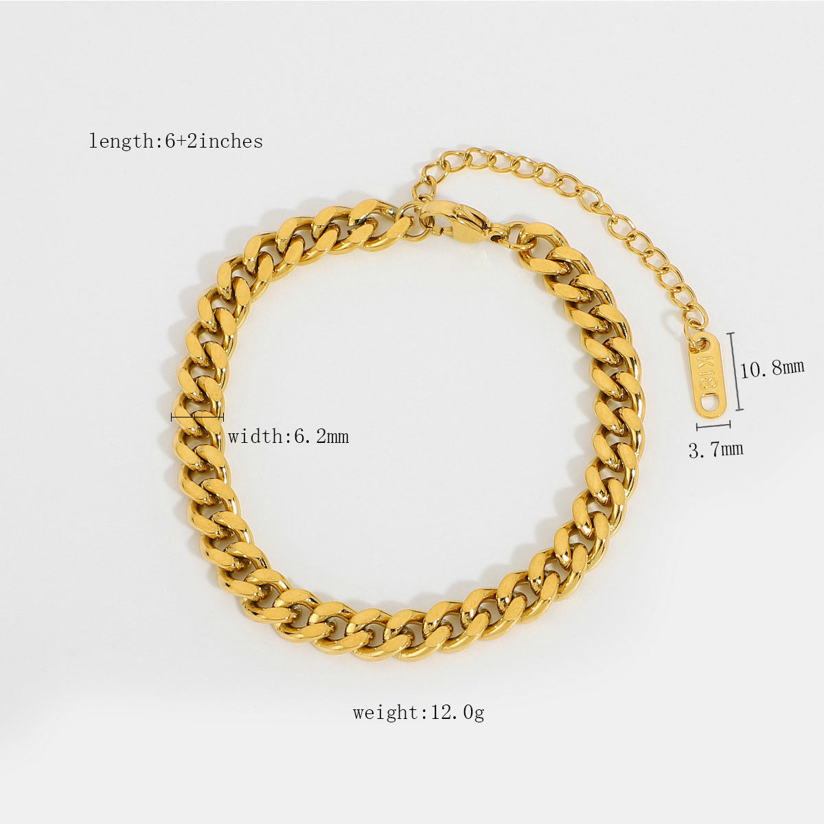 Damen Edelstahl Armband mit flexiblem Design und stylischer Kettenstruktur Shop Nory