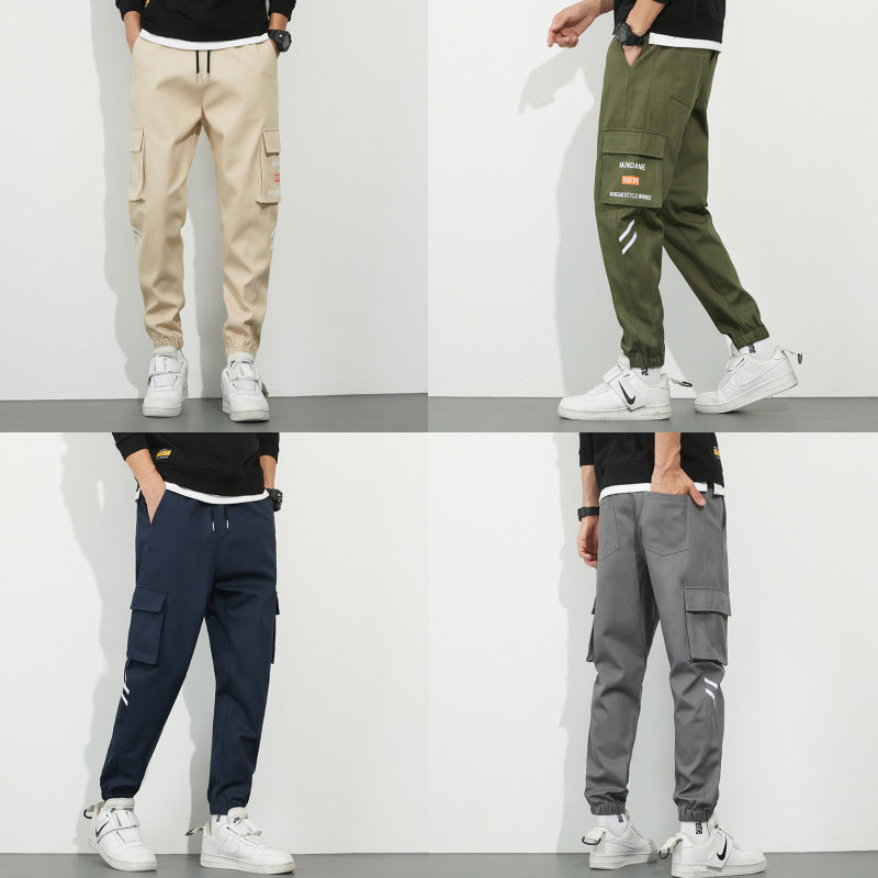 Herren Urbanes Camouflage-Jogger mit Utility-Taschen und elastischem Knöchelsaum Shop Nory