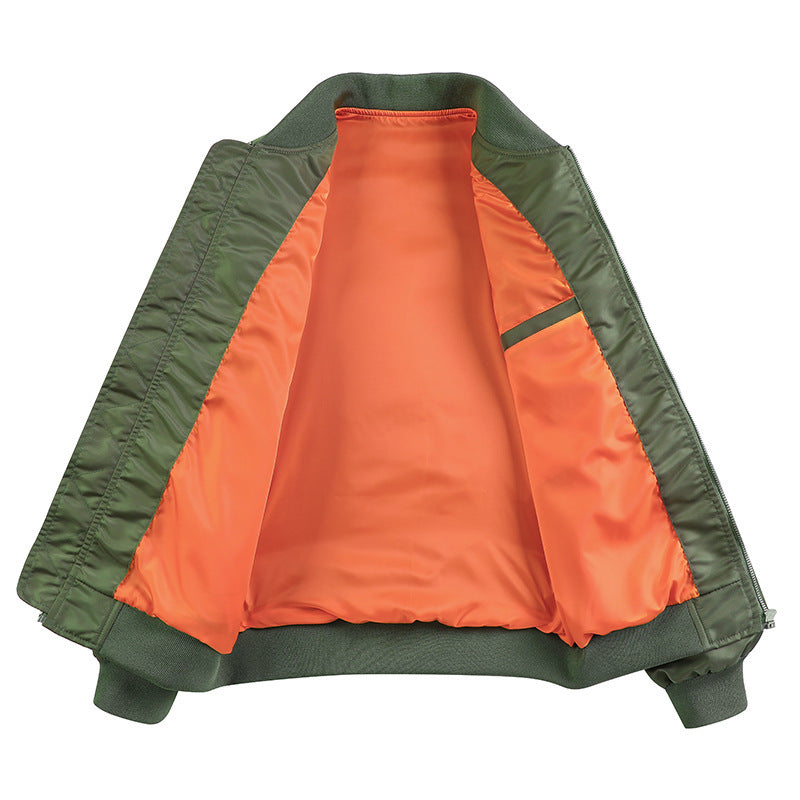 Herren Leichte Flieger-Bomberjacke mit wasserabweisender Shell und Kontrastfutter Shop Nory