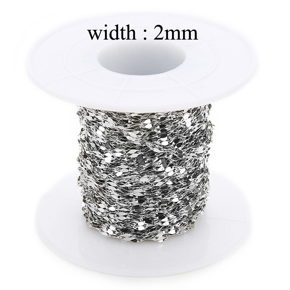 Damen Dekorative Glitzerlitze Shop Nory