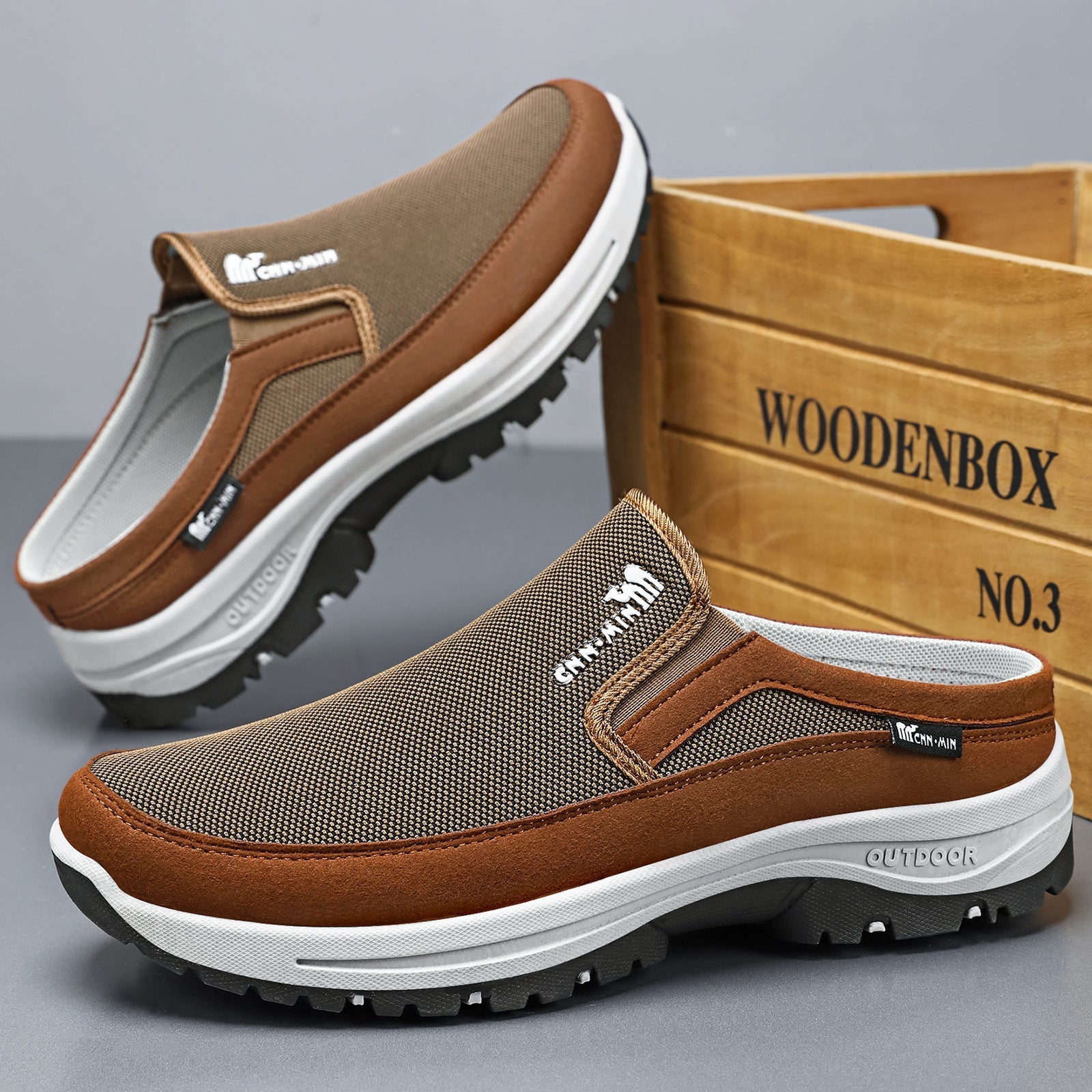 Damen Komfortable Clogs mit rutschfester Sohle und flexiblem Obermaterial Shopnory