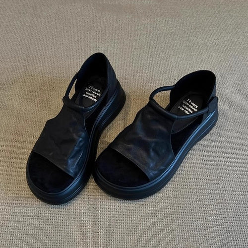 Damen bequeme Sandalen mit elastischem Riemen und komfortablem Fußbett