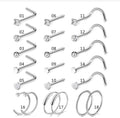 Damen Ohrstecker-Set mit verschiedenen Designs und funkelnden Elementen Shop Nory