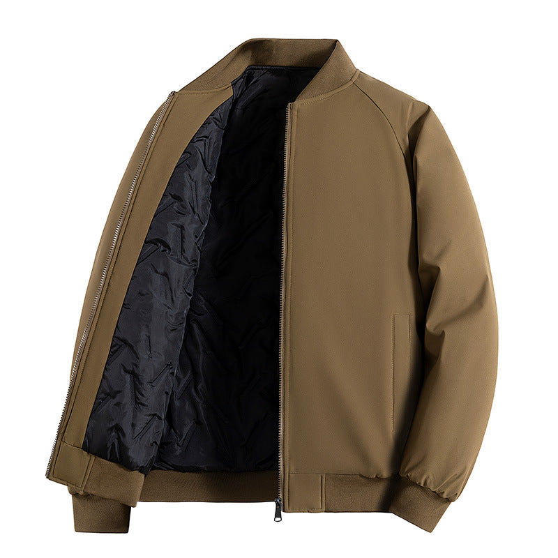 Herren Minimalistische Tech-Bomberjacke mit thermoisolierter Stepp-Innenlage und verdecktem Reißverschluss Shop Nory