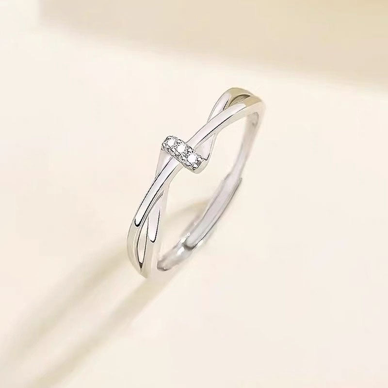 Damen eleganter Ring mit geschwungenem Design Shop Nory