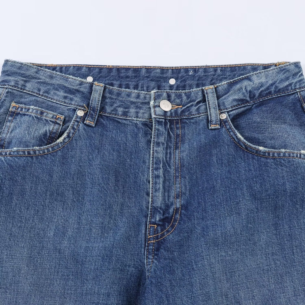 Damen Tapered Jeans mit elastischem Bündchen und bequemer Passform