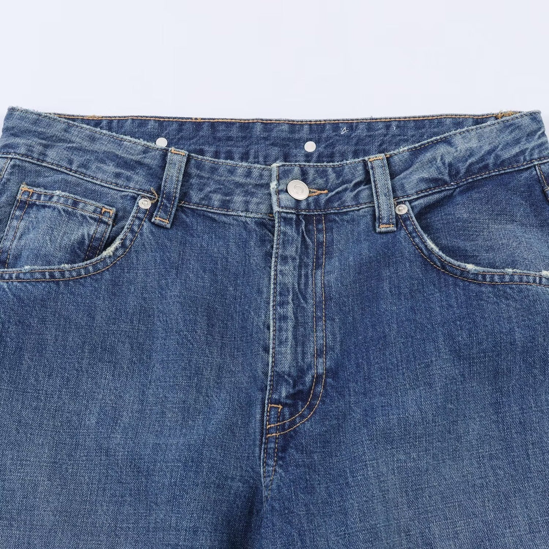Damen Tapered Jeans mit elastischem Bündchen und bequemer Passform