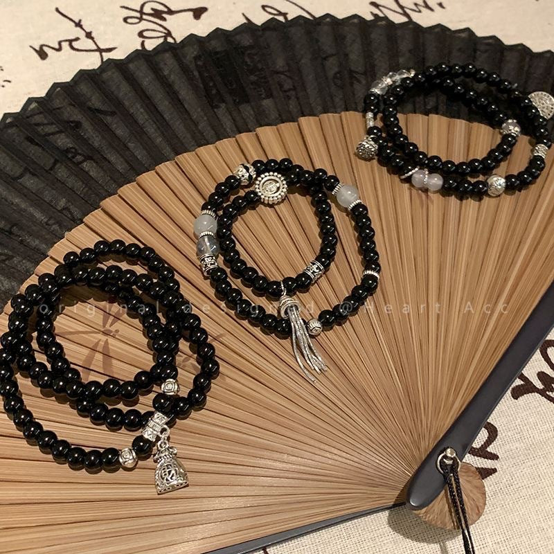 Damen Armband mit edlen Natursteinen und schimmernden Akzenten Shop Nory
