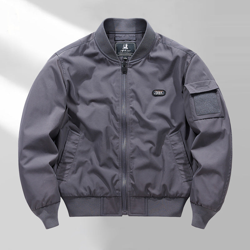 Herren Kurzblouson im Aviator‑Minimalstil mit Multifunktions‑Ärmeltasche Shop Nory