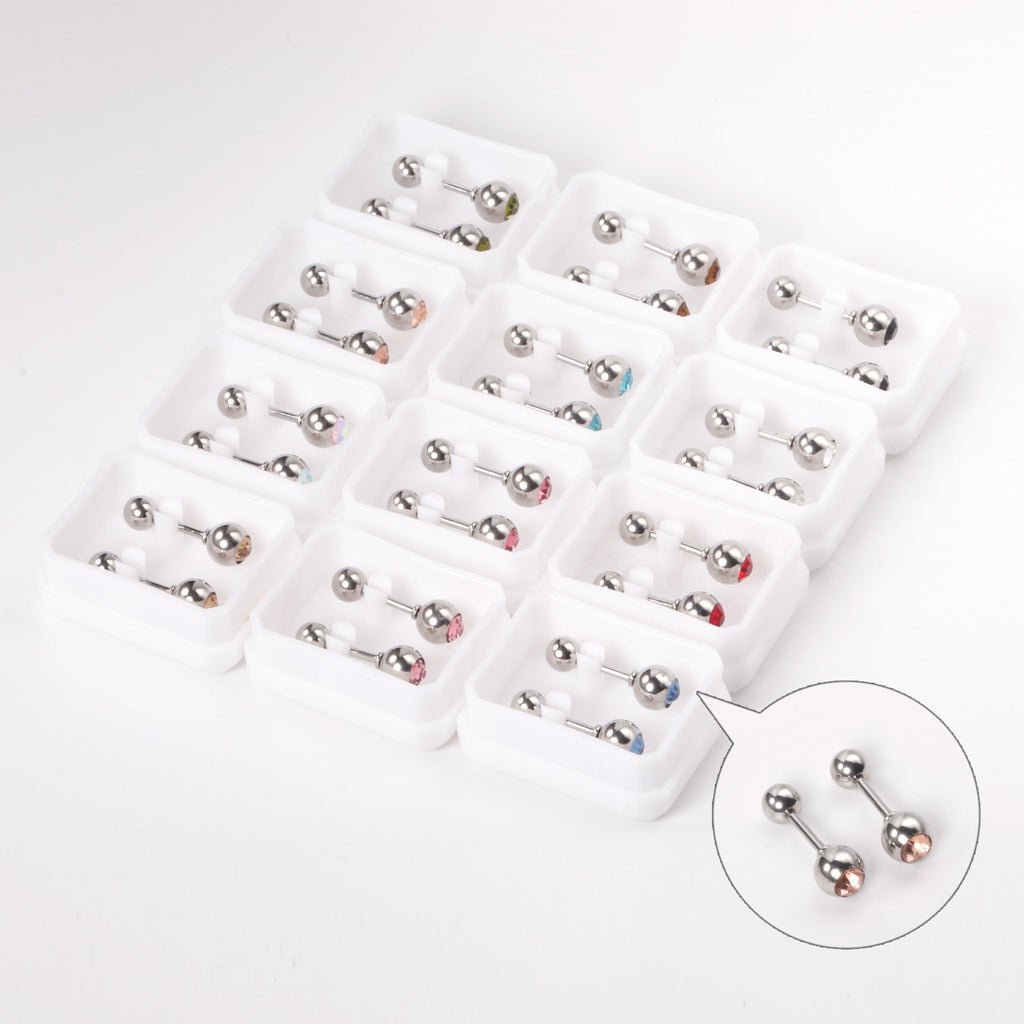 Damen Bauchnabelpiercing mit bunten Kristallanhängern Shop Nory