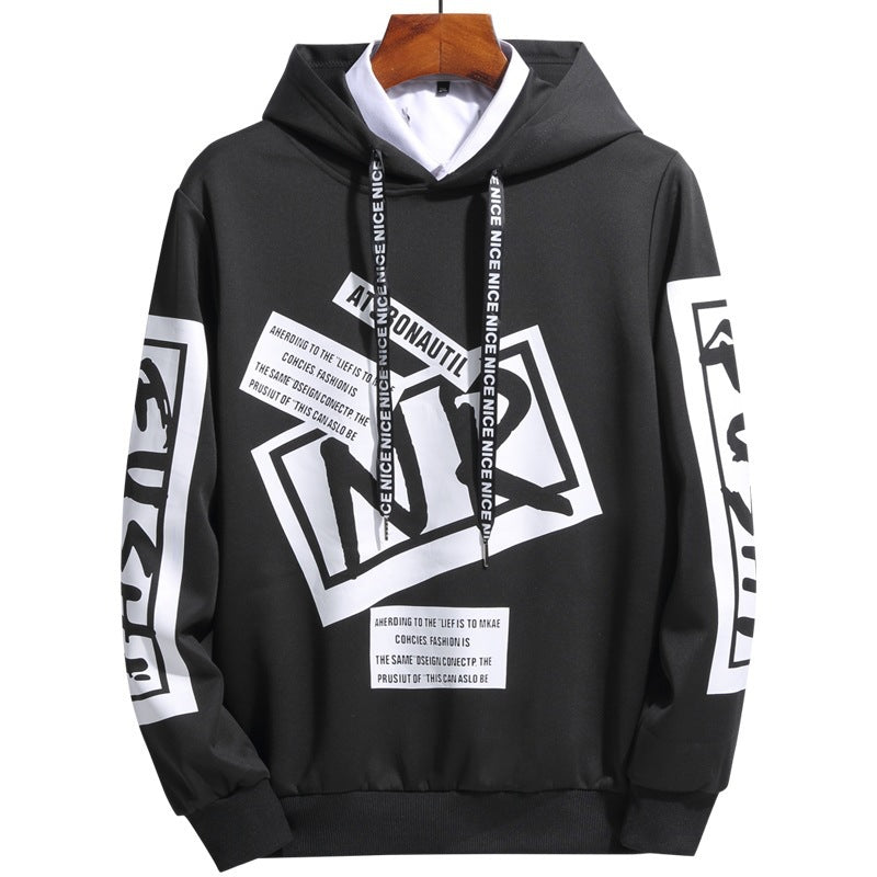 Herren Hoodie mit modernem Druck Shop Nory