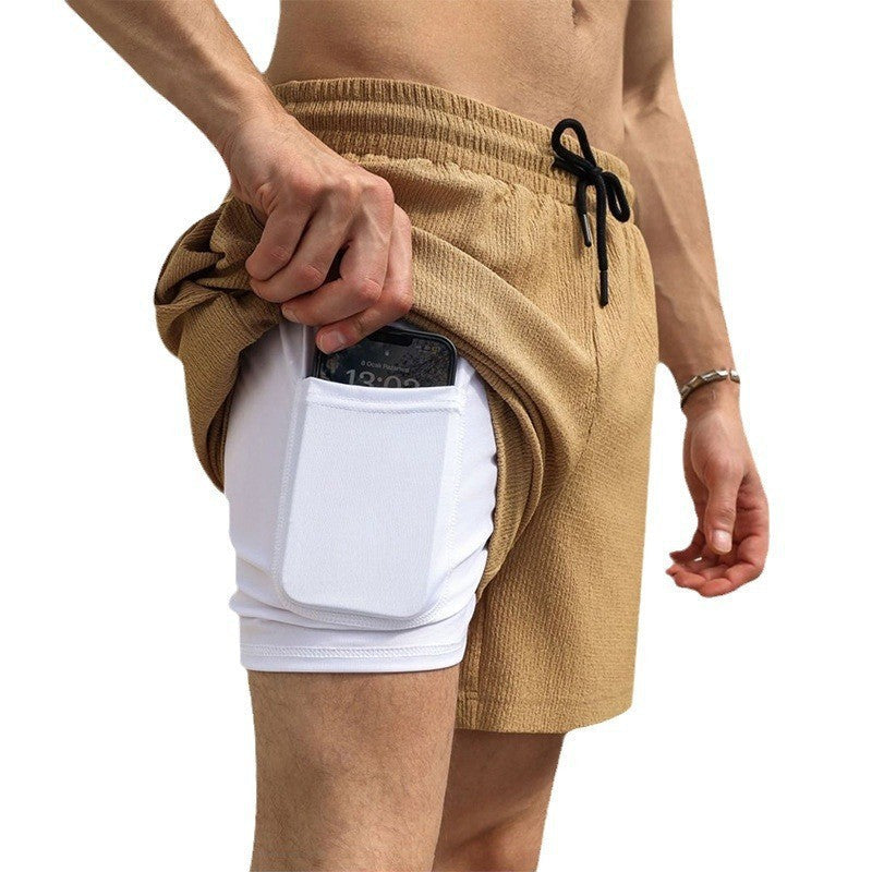 Herren Shorts aus strapazierfähigem Schnell trocknendem Material mit geräumigen Seitentaschen